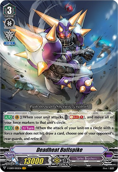 Image of Deadheat Bullspike (V-EB09/002EN) [The Raging Tactics]