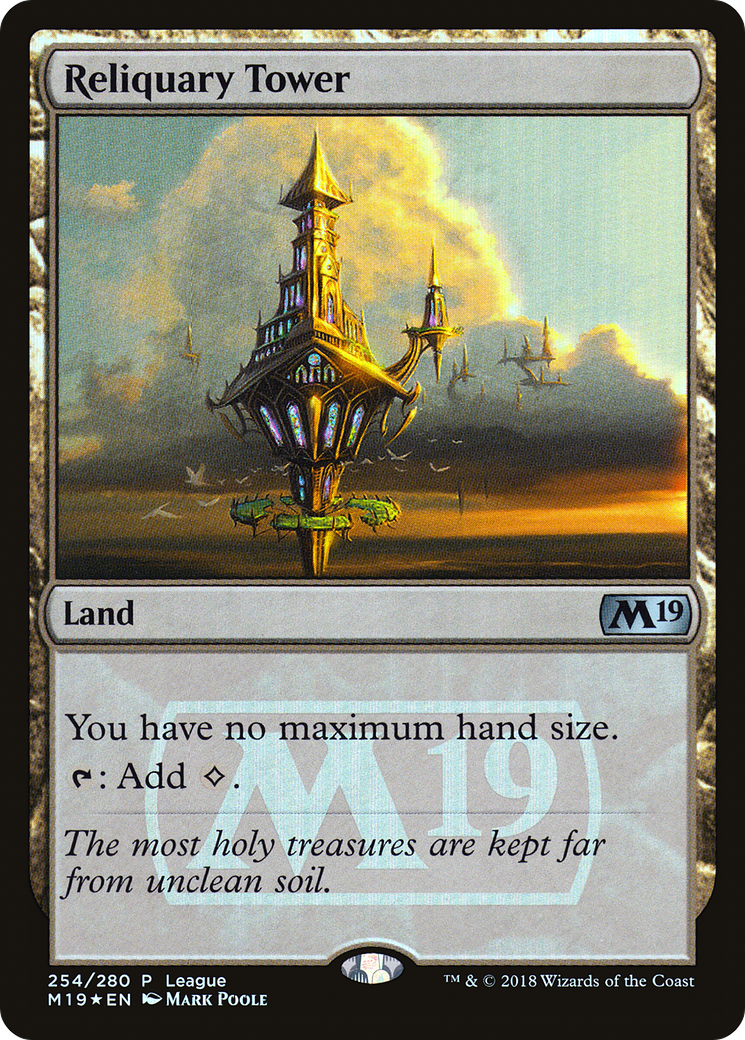 Image of Reliquary Tower (League) [Core Set 2019 Promos]