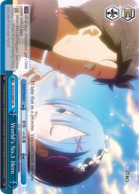 Image of World's No.1 Hero (RZ/S55-E097 CR) [Re:ZERO Vol.2]