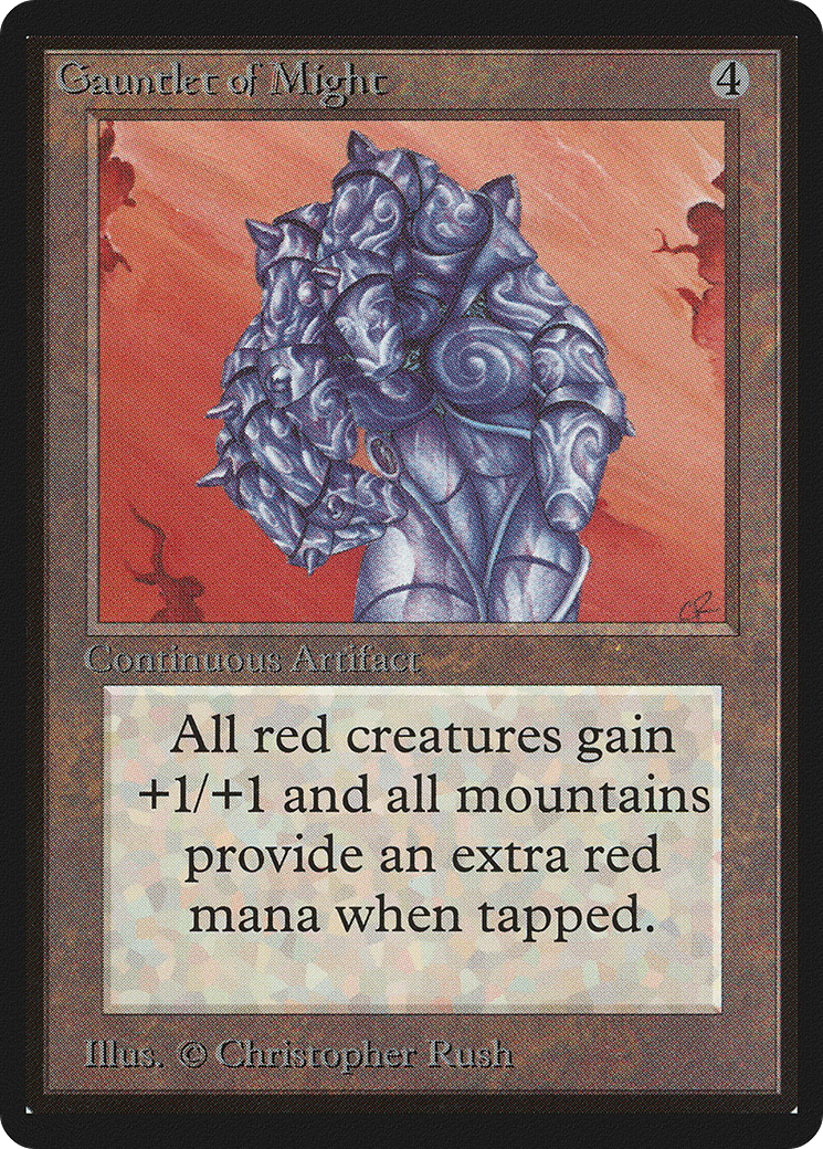 Image of Gauntlet of Might [Beta Edition] [Signed by Christopher Rush]