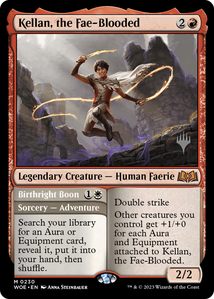 Image of Kellan, the Fae-Blooded (Promo Pack) [Wilds of Eldraine Promos]