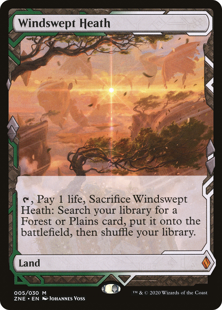 Image of Windswept Heath (Expeditions) [Zendikar Rising Expeditions]