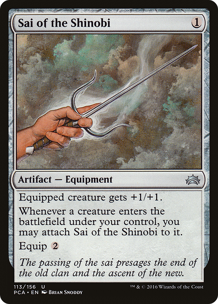 Image of Sai of the Shinobi [Planechase Anthology]