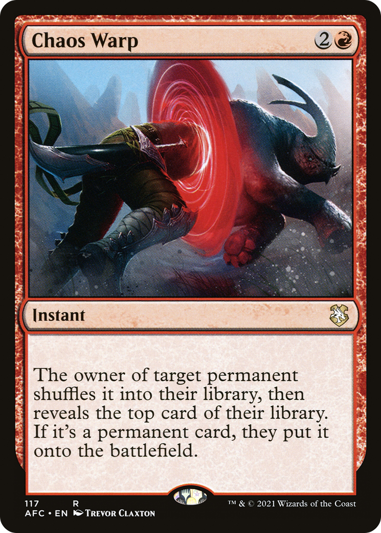 Image of Chaos Warp [Dungeons & Dragons: Adventures in the Forgotten Realms Commander]