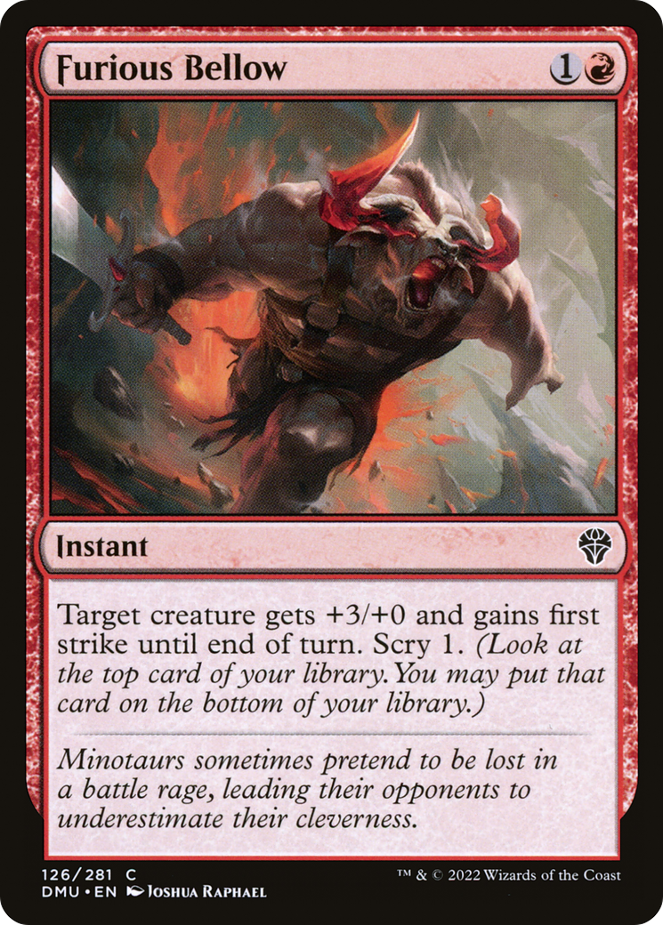Image of Furious Bellow [Dominaria United]