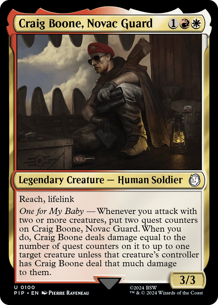 Image of Craig Boone, Novac Guard [Fallout]