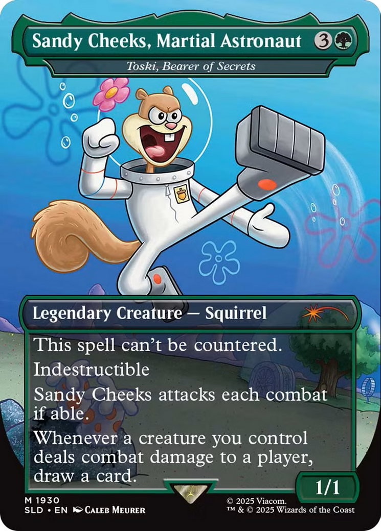 Image of Sandy Cheeks, Martial Astronaut - Toski, Bearer of Secrets [Secret Lair Drop Series]