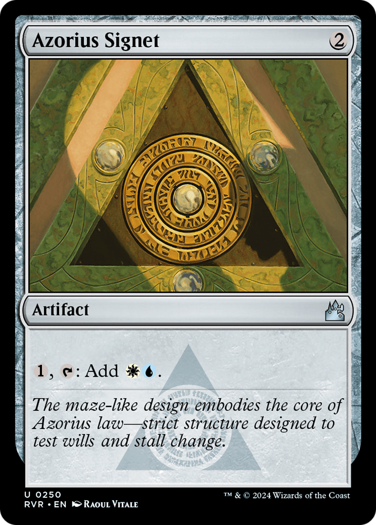Image of Azorius Signet [Ravnica Remastered]