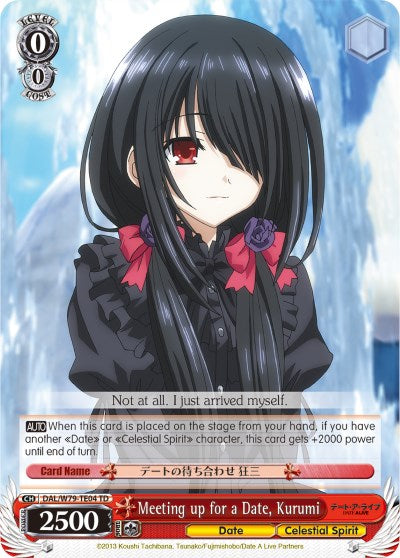 Image of Meeting up for a Date, Kurumi (DAL/W79-TE04 TD) [Date A Live]