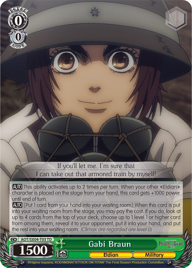 Image of Gabi Braun [Attack On Titan: Final Season]