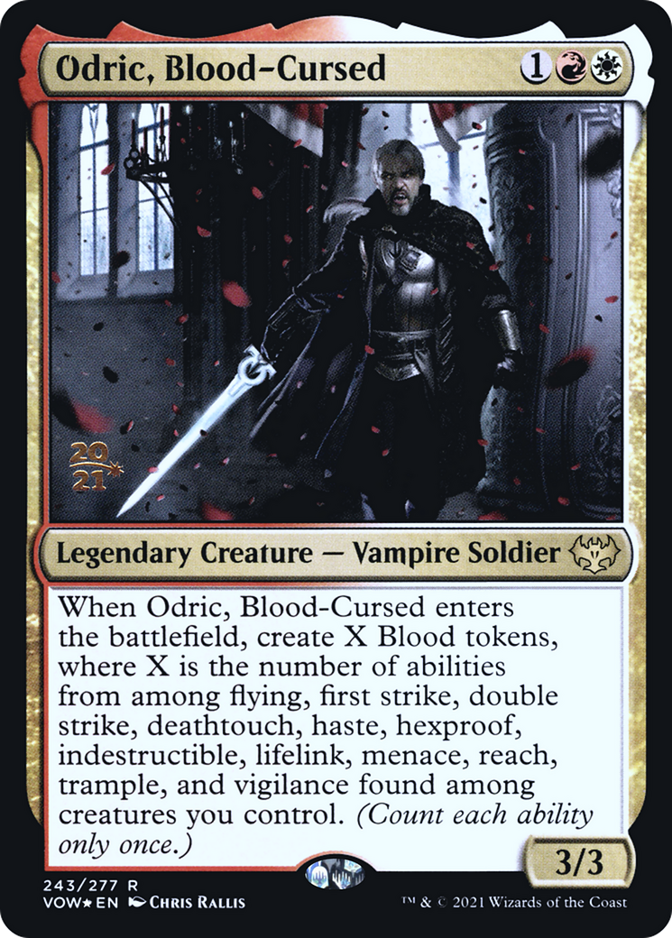 Image of Odric, Blood-Cursed [Innistrad: Crimson Vow Prerelease Promos]