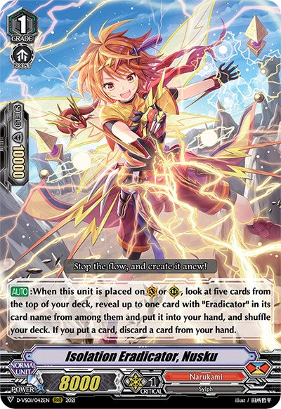 Image of Isolation Eradicator, Nusku (D-VS01/042EN) [V Clan Collection Vol.1]