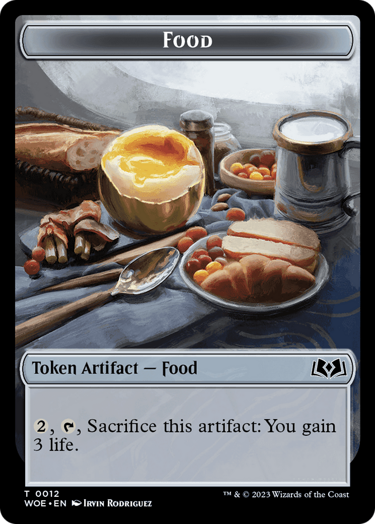 Image of Food (0012) Token [Wilds of Eldraine Tokens]