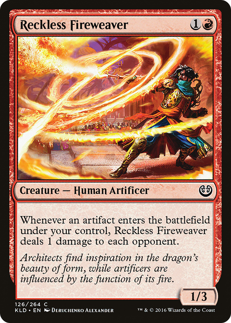 Image of Reckless Fireweaver [Kaladesh]