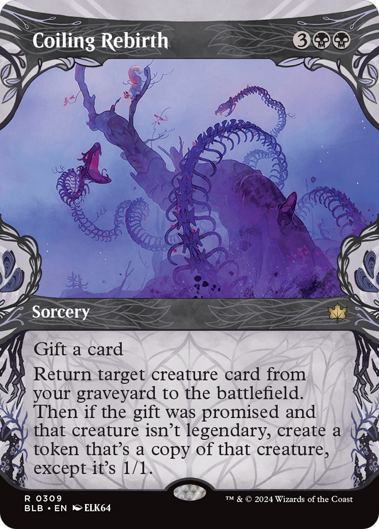 Image of Coiling Rebirth (Showcase) [Bloomburrow]