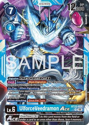 Image of UlforceVeedramon ACE [BT22-025] [Cyber Eden]