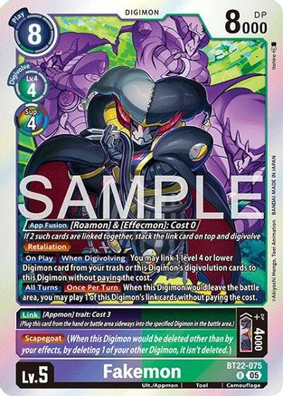 Image of Fakemon [BT22-075] [Cyber Eden]