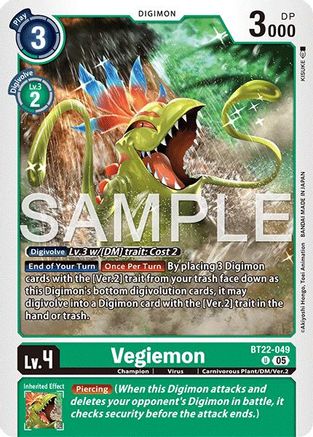 Image of Vegiemon [BT22-049] [Cyber Eden]