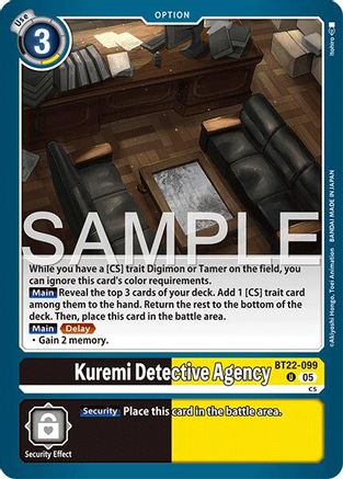 Image of Kuremi Detective Agency [BT22-099] [Cyber Eden]