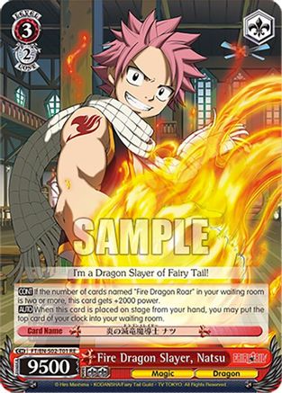 Image of Fire Dragon Slayer, Natsu (FT/EN-S02-T01 TD RE) - Fairy Tail Chronicle Set