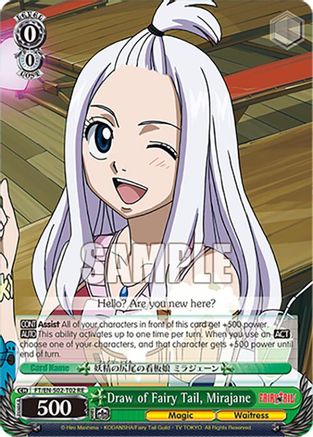 Image of Draw of Fairy Tail, Mirajane (FT/EN-S02-T02 TD RE) - Fairy Tail Chronicle Set