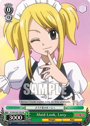 Image of Maid Look, Lucy (FT/EN-S02-T05 TD RE) - Fairy Tail Chronicle Set