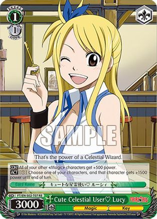 Image of Cute Celestial User? Lucy (FT/EN-S02-T07 TD RE) - Fairy Tail Chronicle Set