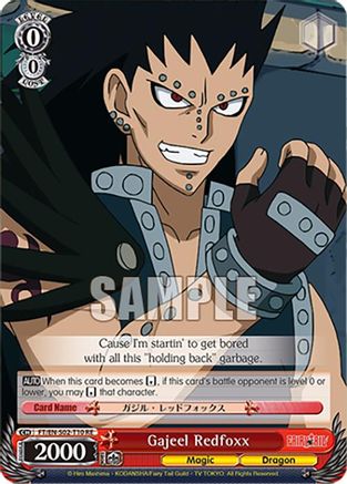 Image of Gajeel Redfoxx (FT/EN-S02-T10 TD RE) - Fairy Tail Chronicle Set