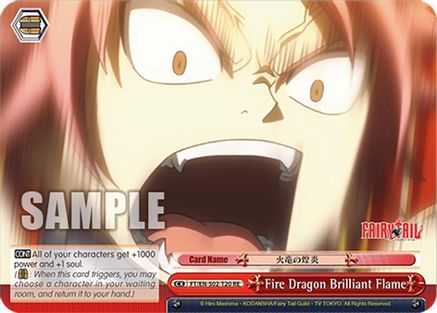 Image of Fire Dragon Brilliant Flame (FT/EN-S02-T20 TD RE) - Fairy Tail Chronicle Set