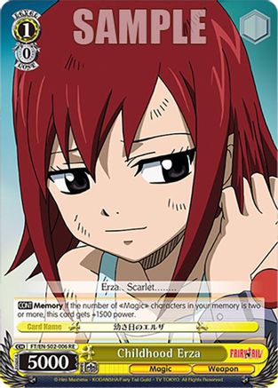 Image of Childhood Erza (FT/EN-S02-006 R RE) - Fairy Tail Chronicle Set