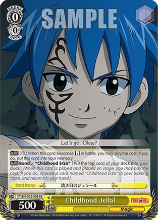Image of Childhood Jellal (FT/EN-S02-008 U RE) - Fairy Tail Chronicle Set