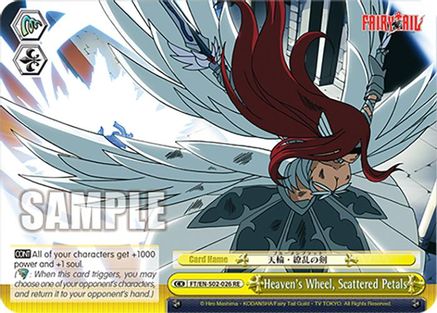 Image of Heaven's Wheel, Scattered Petals (FT/EN-S02-026 CR RE) - Fairy Tail Chronicle Set