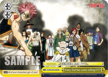 Image of Fairy Tail has come calling!!!!!! (FT/EN-S02-028 CC RE) - Fairy Tail Chronicle Set