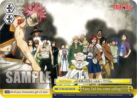 Image of Fairy Tail has come calling!!!!!! (SR) (FT/EN-S02-028S SR RE) - Fairy Tail Chronicle Set
