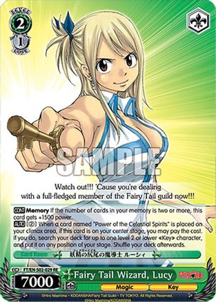 Image of Fairy Tail Wizard, Lucy (FT/EN-S02-029 RR RE) - Fairy Tail Chronicle Set