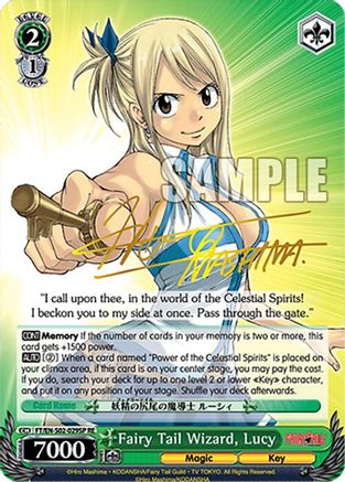 Image of Fairy Tail Wizard, Lucy (SP) (FT/EN-S02-029SP SP RE) - Fairy Tail Chronicle Set