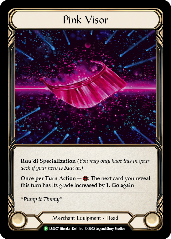 Image of Pink Visor [LSS007] (Promo)  Cold Foil