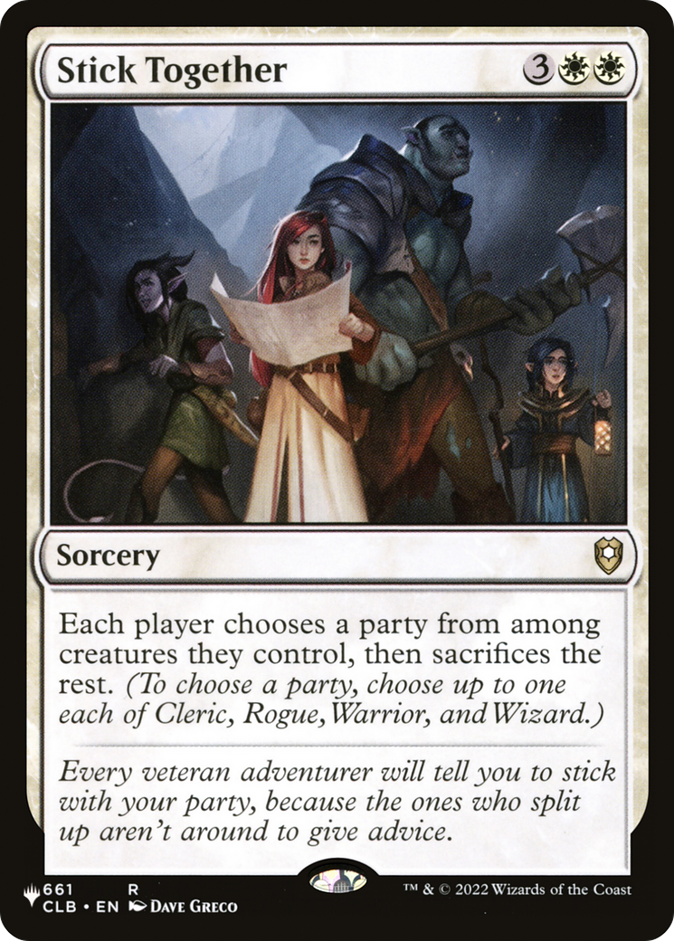 Image of Stick Together (CLB) [The List]