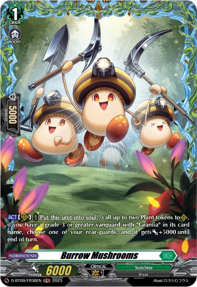 Image of Burrow Mushrooms (D-BT09/FR38EN) [Dragontree Invasion]