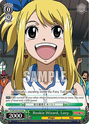 Image of Rookie Wizard, Lucy (FT/EN-S02-032 R RE) - Fairy Tail Chronicle Set