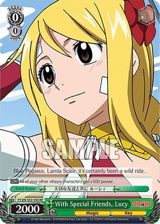 Image of With Special Friends, Lucy (FT/EN-S02-036 U RE) - Fairy Tail Chronicle Set