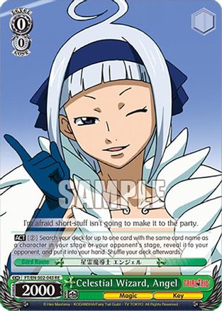 Image of Celestial Wizard, Angel (FT/EN-S02-043 C RE) - Fairy Tail Chronicle Set