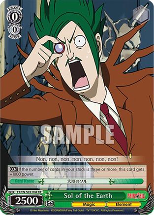 Image of Sol of the Earth (FT/EN-S02-044 C RE) - Fairy Tail Chronicle Set