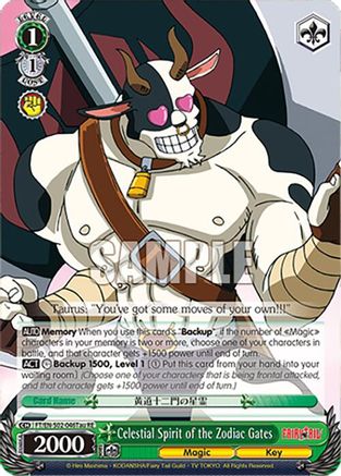 Image of Celestial Spirit of the Zodiac Gates (Taurus) (FT/EN-S02-046Tau C RE) - Fairy Tail Chronicle Set