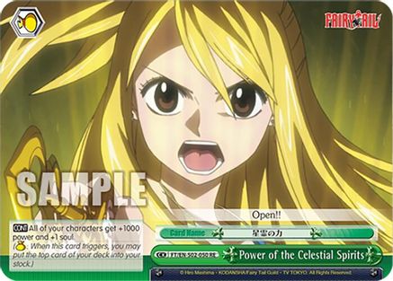 Image of Power of the Celestial Spirits (FT/EN-S02-050 CC RE) - Fairy Tail Chronicle Set