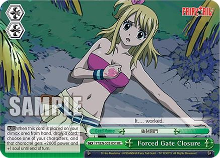 Image of Forced Gate Closure (FT/EN-S02-051 CC RE) - Fairy Tail Chronicle Set