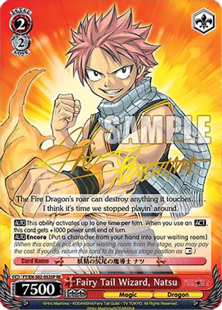 Image of Fairy Tail Wizard, Natsu (SP) (FT/EN-S02-053SP SP RE) - Fairy Tail Chronicle Set