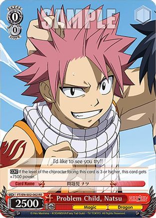 Image of Problem Child, Natsu (FT/EN-S02-062 C RE) - Fairy Tail Chronicle Set
