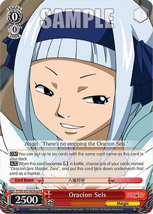 Image of Oracion Seis (Angel) (FT/EN-S02-063Ang C RE) - Fairy Tail Chronicle Set