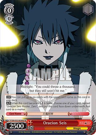 Image of Oracion Seis (Midnight) (FT/EN-S02-063Mid C RE) - Fairy Tail Chronicle Set